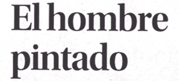 El hombre pintado